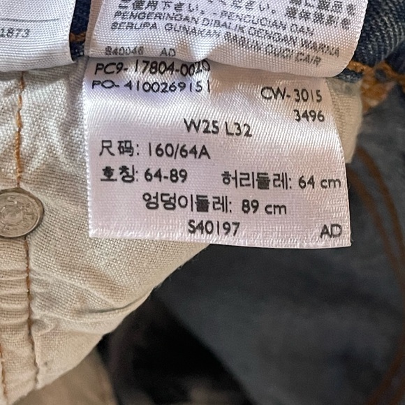 Levi's 501 jeans 25 X 32 - Picture 4 of 4